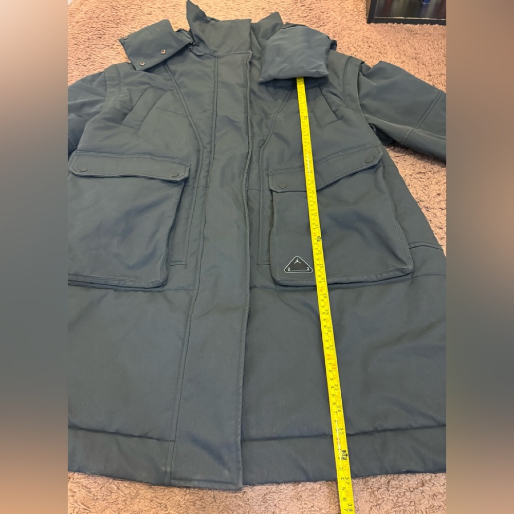 Nike Women's Jordan 23 Engineered Parka Oversized Fit Black 2-in-1 M $375 - Picture 6 of 13